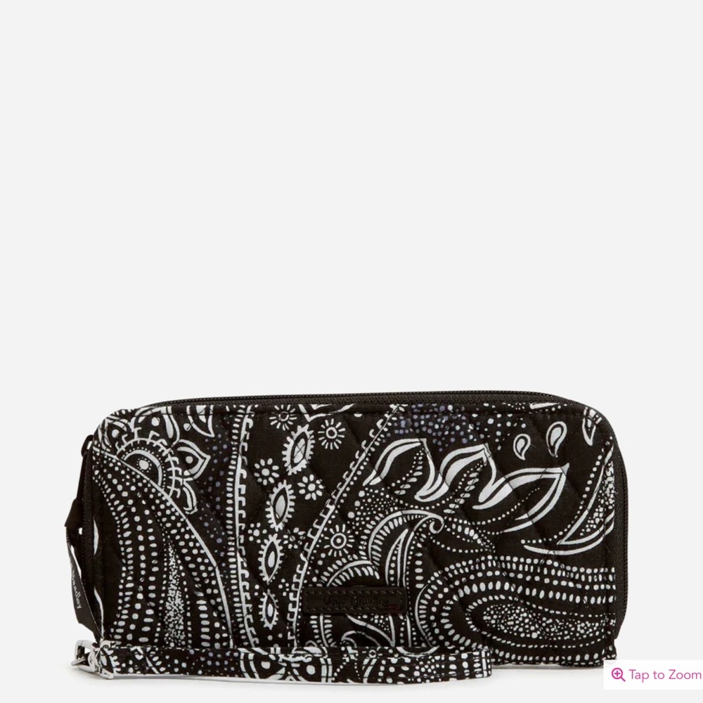 Vera Bradley stellar paisley accordion wristlet